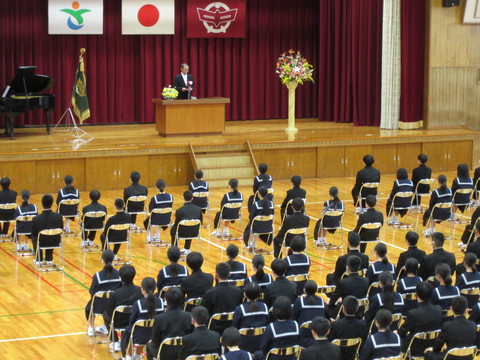 令和5年度　入学式のようす